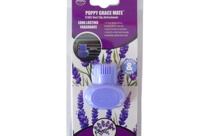 Gracemate: Poppy Vent Air Freshener - Lavender