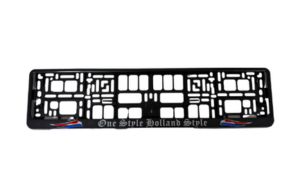 Number Plate Surrounds: Dutch
