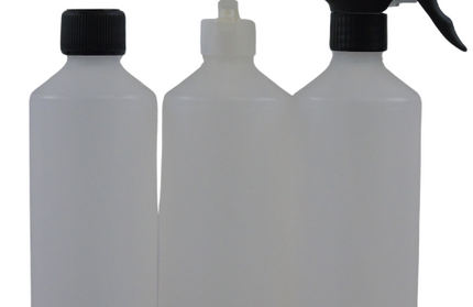 CHROME: 3 x Empty 500ML Bottles