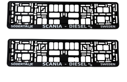 Number Plate Surrounds: Scania