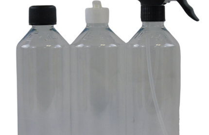 CHROME: 3 x Empty 500ML Bottles