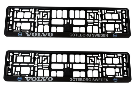 Number Plate Surrounds: Volvo