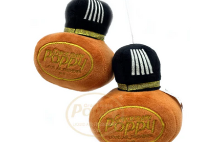 Gracemate: Plush Brown Poppy Dice
