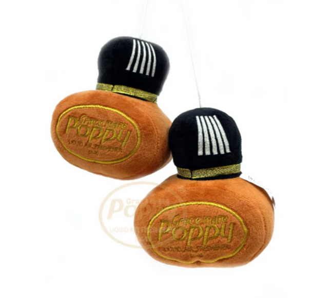 Gracemate: Plush Brown Poppy Dice
