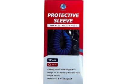 Air Hose Protective Sleeve: Blue