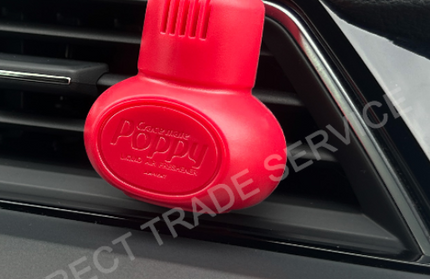 Gracemate: Poppy Vent Air Freshener - Cherry