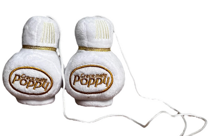 Gracemate: Plush White Poppy Dice