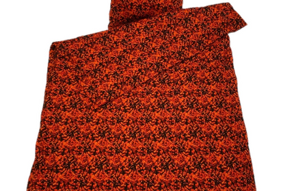 Danish Pluche: European Single Bed Cover Set - Red