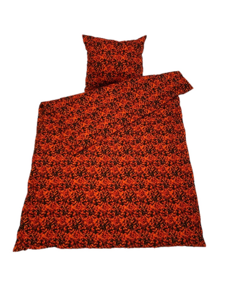 Danish Pluche: European Single Bed Cover Set - Red