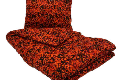 Danish Pluche: European Single Bed Cover Set - Red